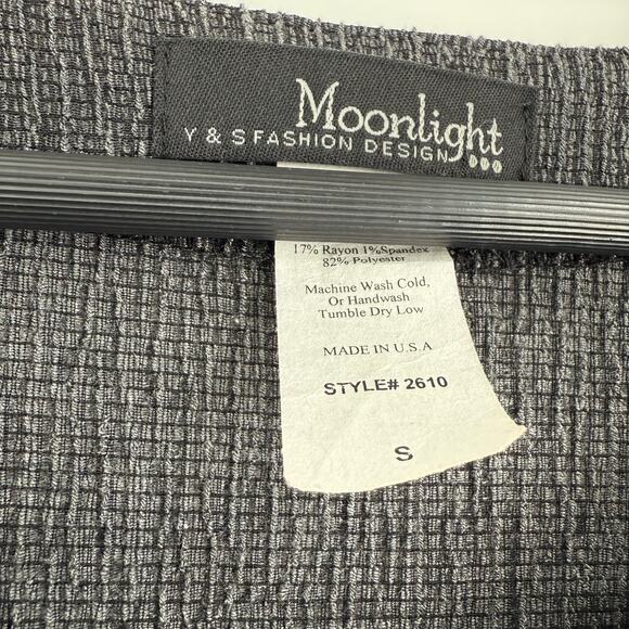 Moonlight by Y & S Small Wearable Art to Wear Artsy Shirt Top Abstract Mature - Picture 2 of 6